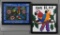 Two Framed Mola Textile Art Pieces from San Blas Islands, Panama