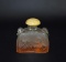 Antique Perfume Bottle with Chain and Organic Stopper