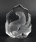 Mats Jonasson Clear Glass Otter Sculpture from the “Miniature Collection”, Sweden