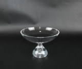 Scandinavian Modern Bent Severin for Holmegaard Crystal Compote