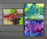 Emilia Bachelier ( So. Car., XX-XXI) Three Acrylics “Lost in the Amazon”, “Seven Seas”, and...