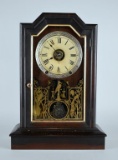 Antique Seth Thomas Mantle Alarm Clock & Key, USA