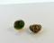 10K Gold Spartanburg HS 1975 Class Ring and 10K Gold Single Earring with Chrysoprase Cabochon