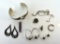 Lot of Sterling Silver Broken Jewelry