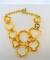 Antica Murrina Venizia Amber Colored Art Glass 20” Necklace, Italy