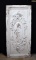 White Faux Wood Plaster Panel Wall Accent Decor