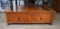 Contemporary Oak Large Coffee Table with Two Storage Drawers
