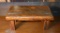 Small Yellow Pine Stool Made from Furman University Women's College Wood