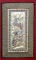 Mid 20th Century Chinese Gold Silk Embroidered Landscape Tapestry