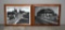 Pair of Greenville, SC Framed Vtg. Photograph Prints: Main Street Looking East & Memorial Auditorium