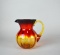 Amberina Art Glass 6” Blown Glass Pitcher