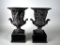 Pair of Neoclassical Resin Urns