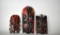 Three Handmade African Tribal Face Masks, Kenya