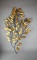 Gilt Leaves Metal Wall Art