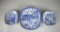 Lot of Three Stavangerflimt by Kari Decorator Plates, Norway