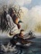 __ Vergate (XX-XXI) Mallard Duck Pair, Oil on Canvas, Signed Lower Right
