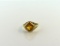 14K Gold and Yellow Citrine Ring, Size 8