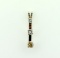 14K White Gold and 1.4 Carat Three Diamond Anniversary Pendant