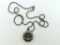 Sterling Silver 25” Twist Chain Necklace with 1.5” Sterling Silver Chased Locket Pendant