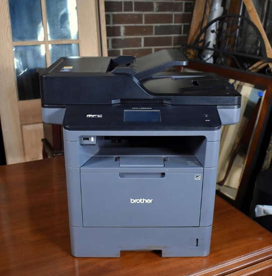 Brother Business Monochrome Laser All-in-One with Wireless & Duplex Print, Scan, Copy, Fax