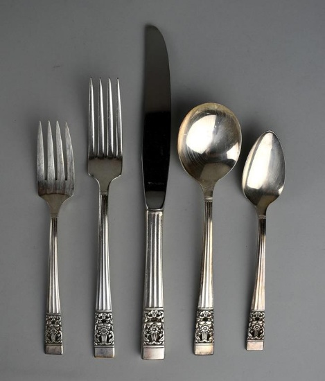 Community “Coronation” Silverplate 45 Piece Flatware Set