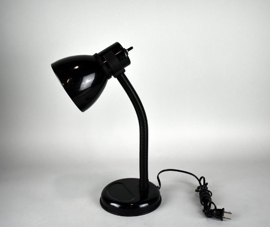 Portable Black Metal Desk Lamp