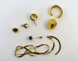 Lot of 14K Broken Gold Jewelry