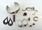 Lot of Sterling Silver Broken Jewelry