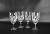 Set of Four Marquis by Waterford 8.5” H Iced Beverage Glasses