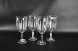 Four Marquis by Waterford Crystal “Omega” 8.5” H Iced Beverage Glasses (Lots 145-148 Match))