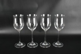 Four Marquis by Waterford Crystal 8 5/8” H White Wine Glasses (Lots 149-152 Match)