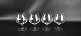 Four 5.5” H Brandy Glasses, Unmarked