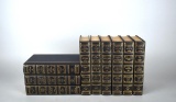 Set of Nine Classics Appreciation Society Leather Bound Great Literature Condensations