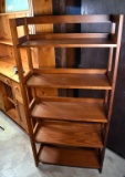 Five Tier Wooden Book Shelf