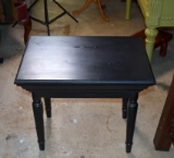 Black Painted Side Table