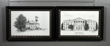 Mickey Tate (So.Car., XX) Greenville County Court House 1992 & “Federal Building” 1995 Framed Prints