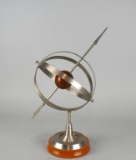 Globe with Arrow Sculpture Decor