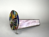 Stained & Slag Glass Dual-Wheel Art Kaleidoscope