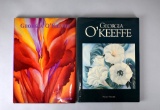 Two Georgia O'Keefe Art Coffee Table Books by Nancy Frazier