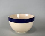 Cordon Bleu Kitchen Mixing Bowl with Cobalt Blue Trim, Portugal