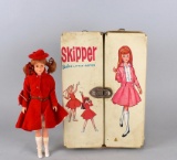 Mattel Inc. Skipper Carrying Case & 1963 Skipper Doll with Many Clothing / Accessories