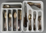 Two Partial Sets of William Rogers Silverplate Flatware Sets: Triumph (19 Pieces) & Other (17 Pieces