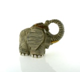 Artesania Rincanada Carved Earthenware Elephant Retired, Uraguay