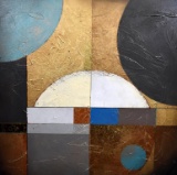 Toni / Tori Hamilton (XX-XXI) Abstract, Mixed Media on Canvas, Signed