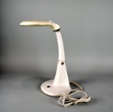 White Magnifier Desk Lamp