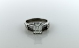 Platinum & Diamond 2.43 Carat Wedding Ring Set, Size 7.5