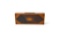 Antique Mahogany and Satinwood Inlay Matchbox Cover with Shell Motif, London, Ca. 1850