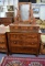Early 19th C. American Empire Mahogany Dresser with Mirror