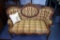 19th C. Victorian Renaissance Revival Triple Back Settee