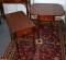 Pair of Vintage Sheraton Style Mahogany Pembroke End Tables
